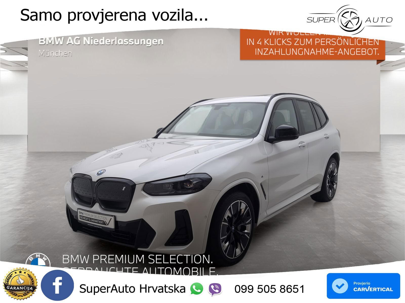BMW iX3 80 kWh (286 KS)