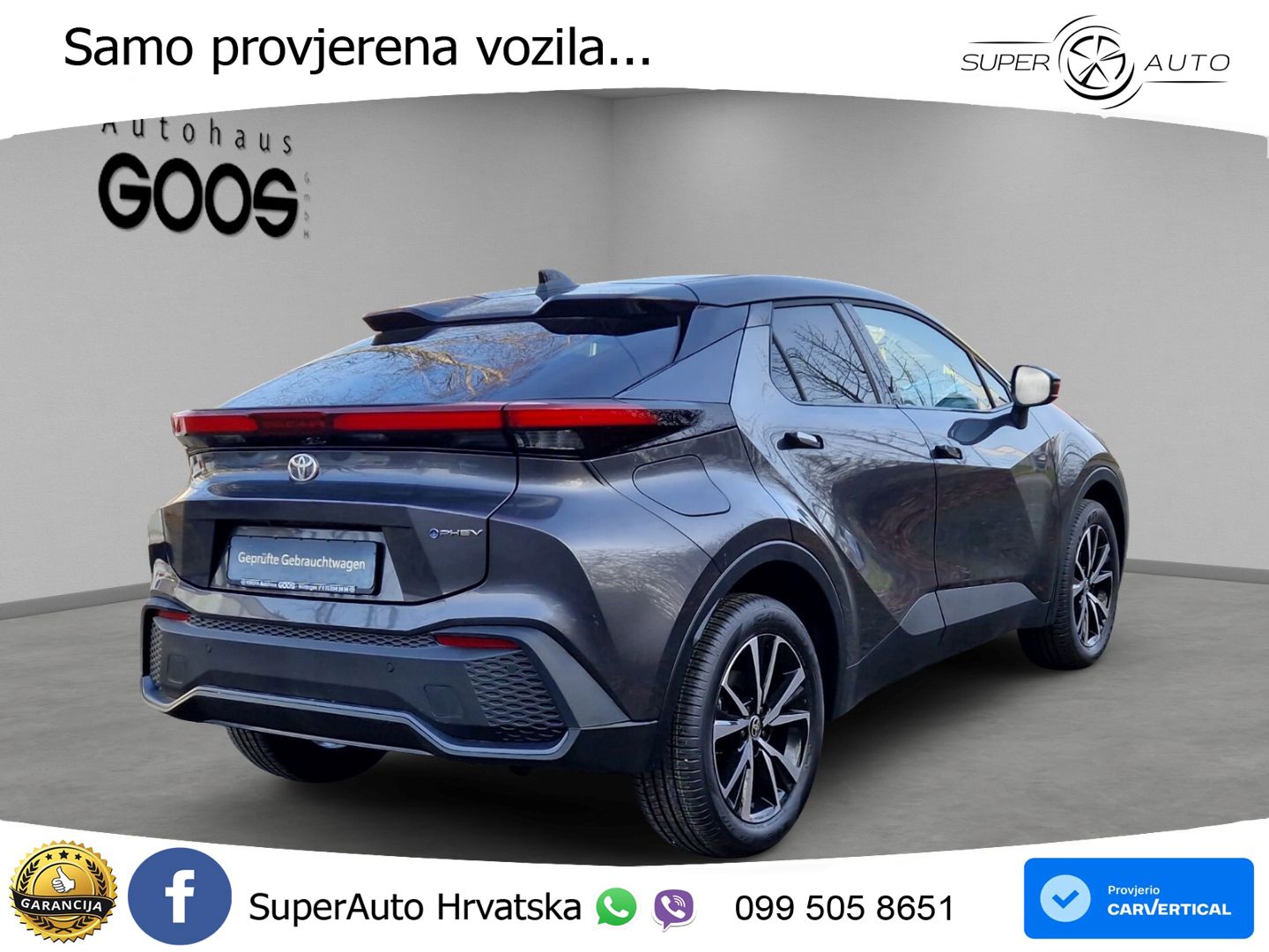 Toyota C-HR 2.0 (223 KS) PHEV e-CVT Teamplayer LED+GR SJED+ACC