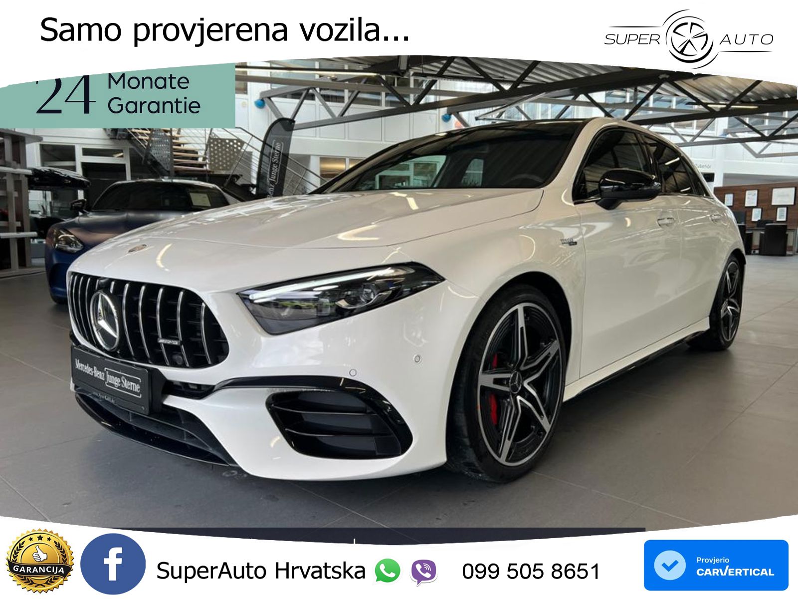 Mercedes-Benz AMG A 45 S 4MATIC+ AMG SPEEDSHIFT DCT 8G LED+GR SJED+ACC