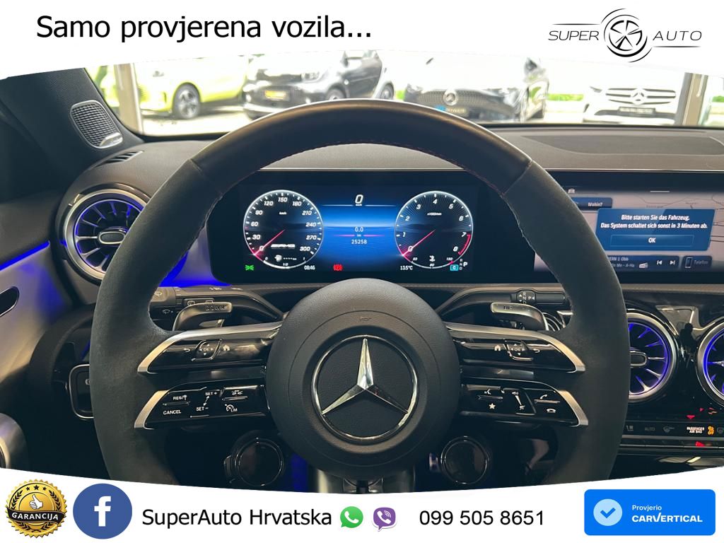 Mercedes-Benz AMG A 45 S 4MATIC+ AMG SPEEDSHIFT DCT 8G LED+GR SJED+ACC