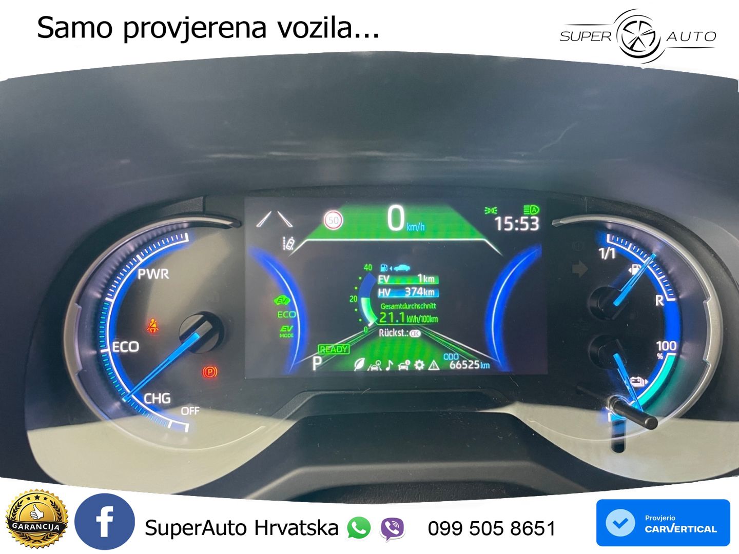 Toyota RAV4 2.5 D-4S (306 KS) Hybrid AWD-i e-CVT LED+GR SJED+ACC