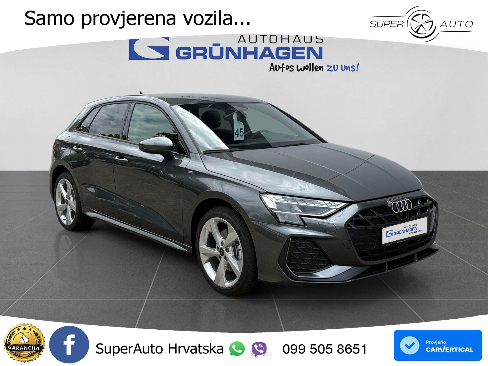 Audi A3 Sportback 40 TFSI (204 KS) quattro S tronic S line