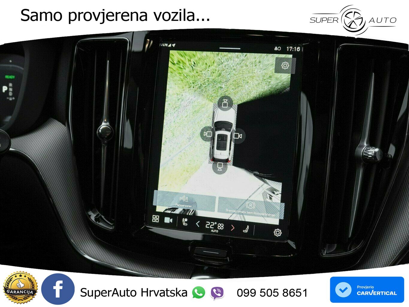Volvo XC60 T6 AWD Geartronic ACC+GR SJED+360+PANO