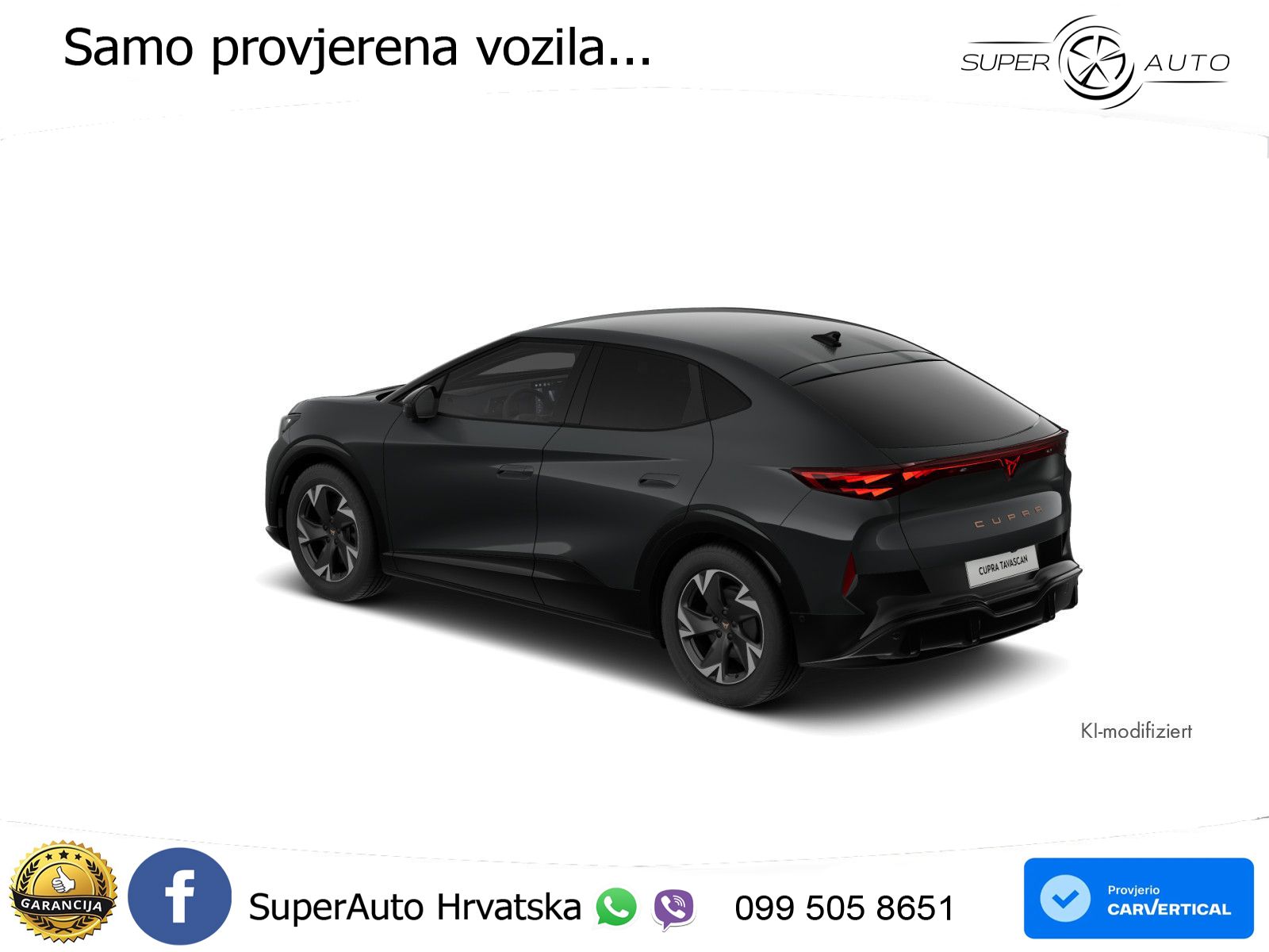 Cupra Tavascan 82 kWh (286 KS) LED+GR SJED+ACC
