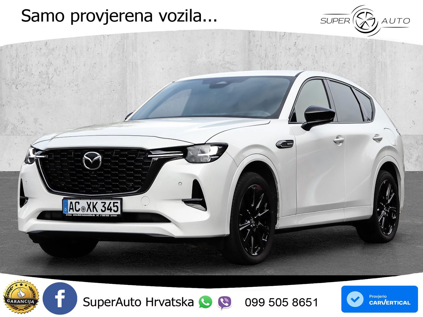Mazda CX-60 3.3 e-Skyactiv D (254 KS) AWD Automatic MATRIX+GR SJED+KAM