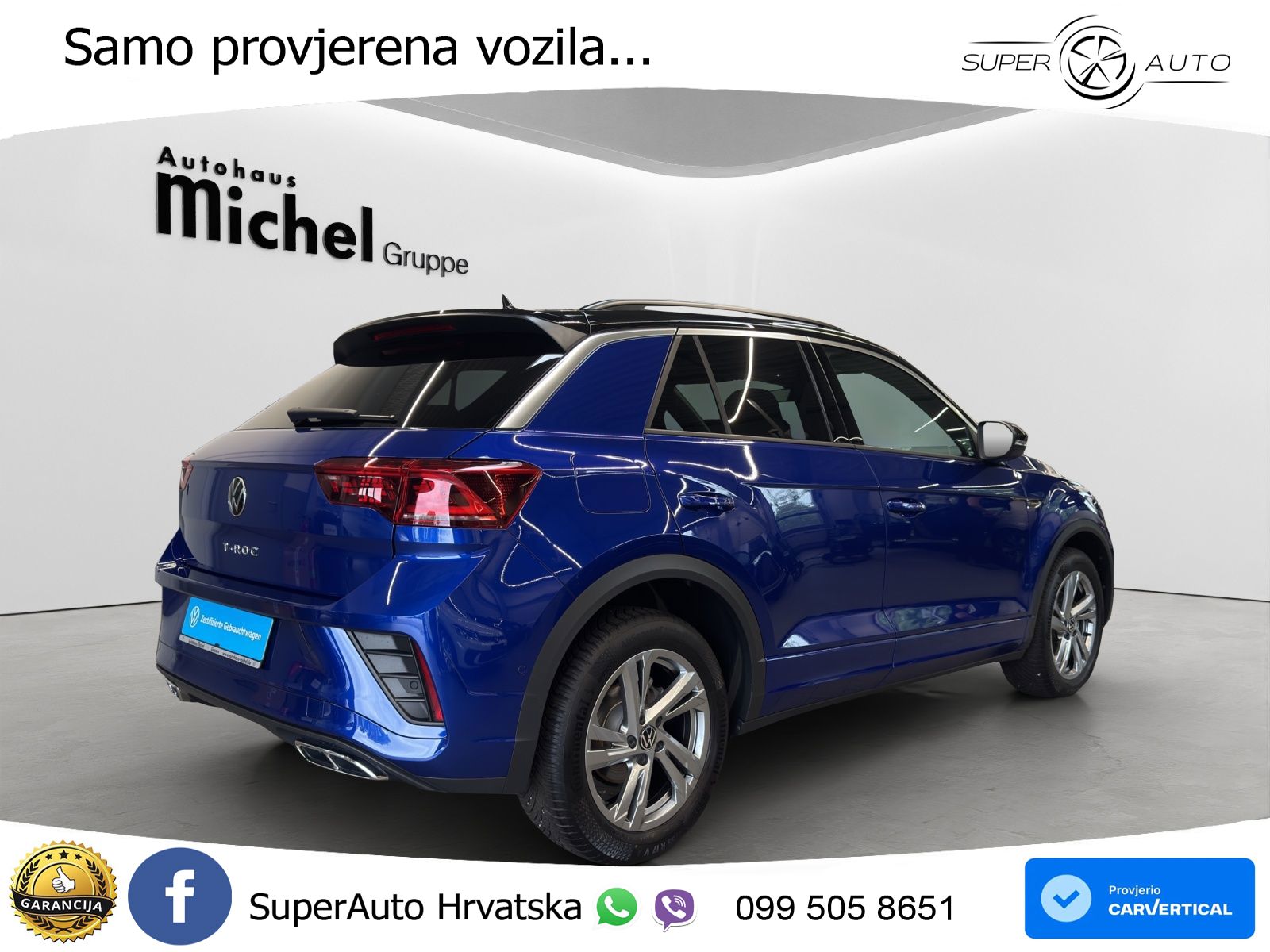 Volkswagen T-Roc 1.5 TSI (150 KS) DSG LED+GR SJED+ACC