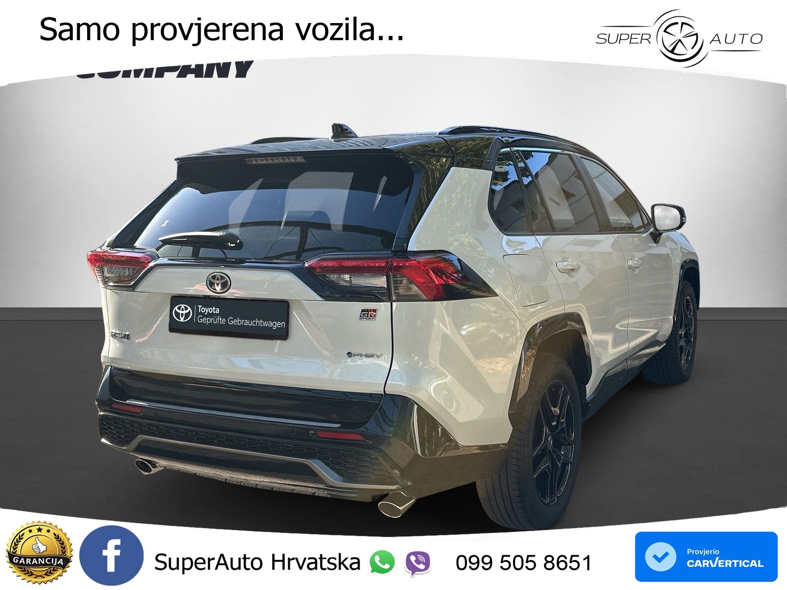 Toyota RAV4 2.5 (306 KS) Hybrid AWD-i eCVT GR Sport LED+GR SJED+ACC