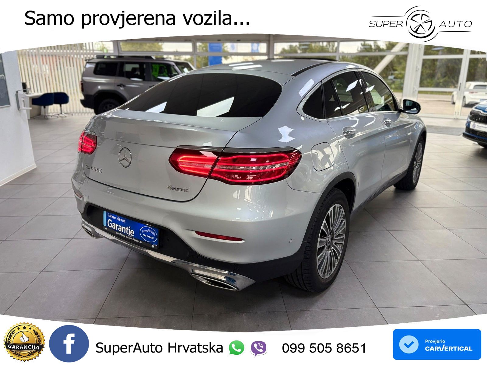 Mercedes GLC Coupe 250 (211 KS) 4MATIC G-TRONIC LED+GR SJED+ACC