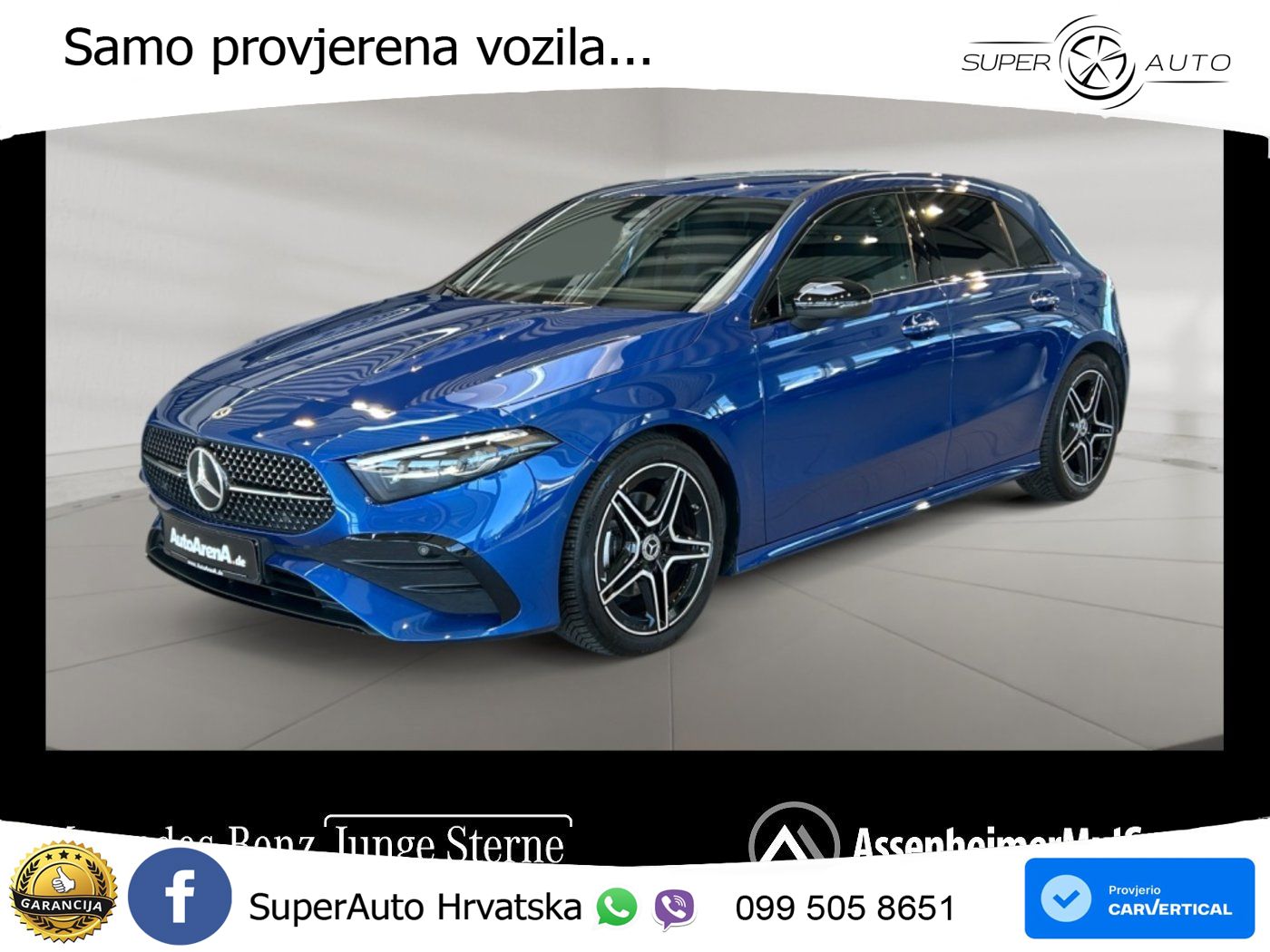 Mercedes-Benz A 200d 8G-DCT AMG LED+GR SJED+ACC