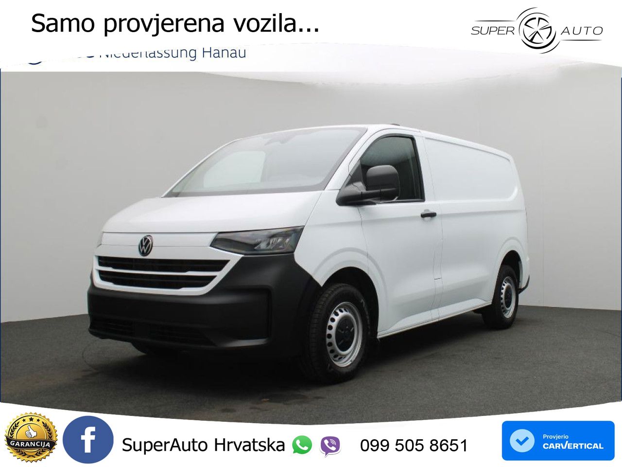 Volkswagen Transporter Kasten kurz Klima Vorb. AHK ZV 150 KS