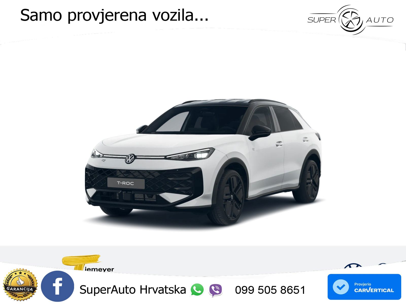 Volkswagen T-Roc 1.5 eTSI (150 KS)  DSG R-Line LED+GR SJED+ACC