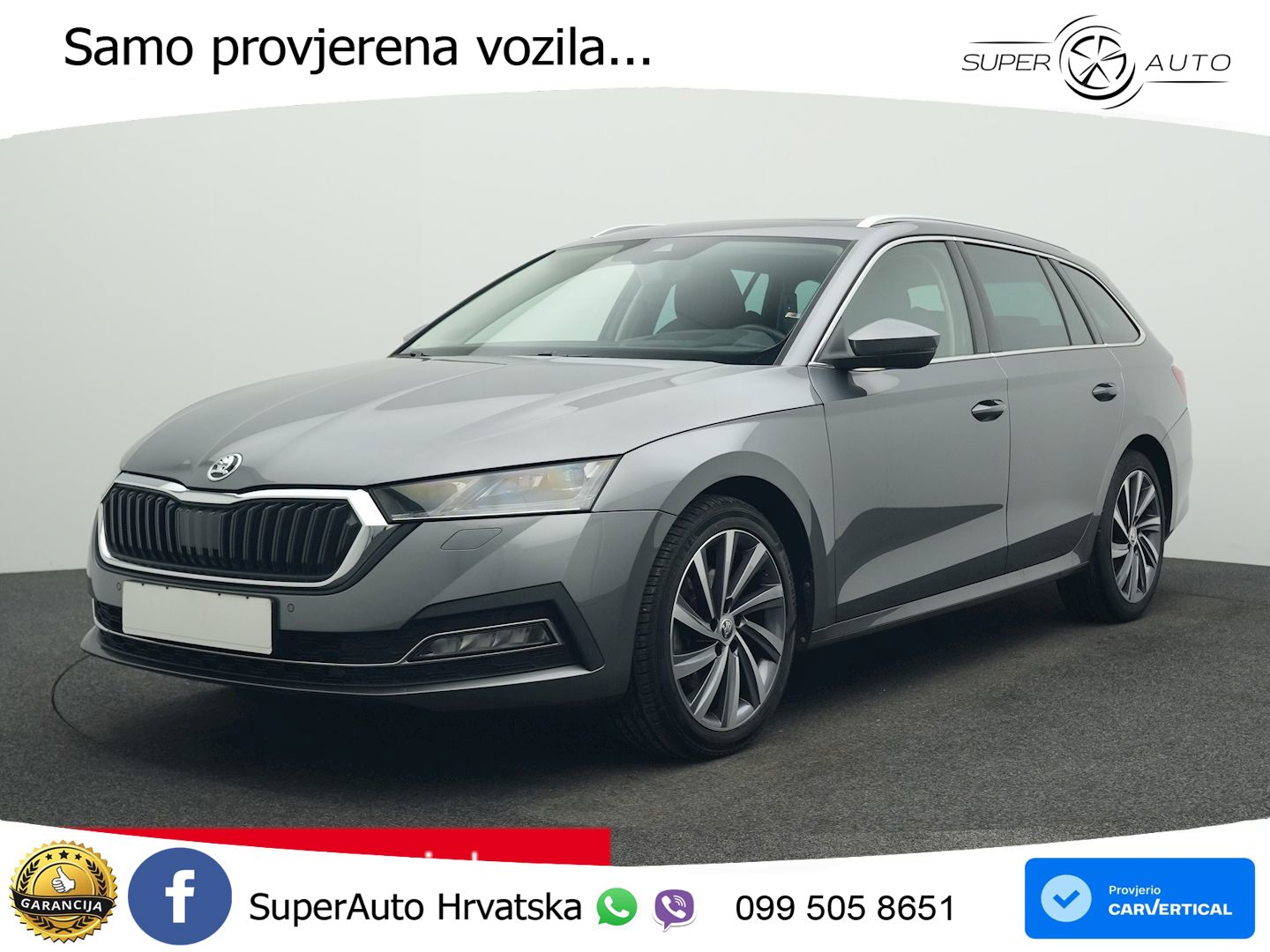 Škoda Octavia Combi 2.0 TDI (150 KS) 4x4 DSG LED+GR SJED+ACC