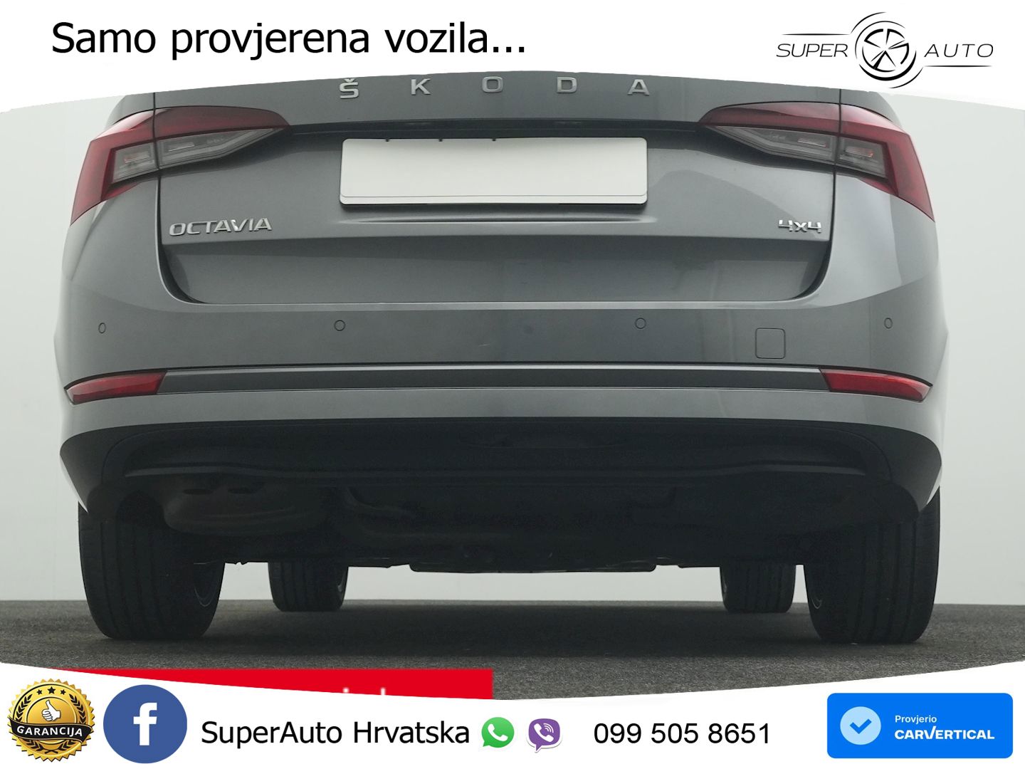 Škoda Octavia Combi 2.0 TDI (150 KS) 4x4 DSG LED+GR SJED+ACC