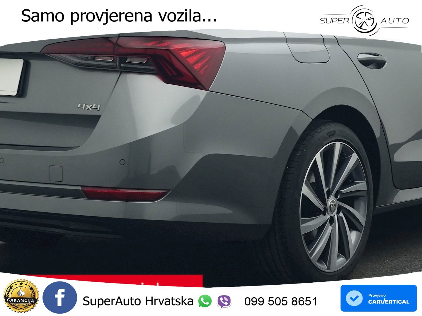 Škoda Octavia Combi 2.0 TDI (150 KS) 4x4 DSG LED+GR SJED+ACC
