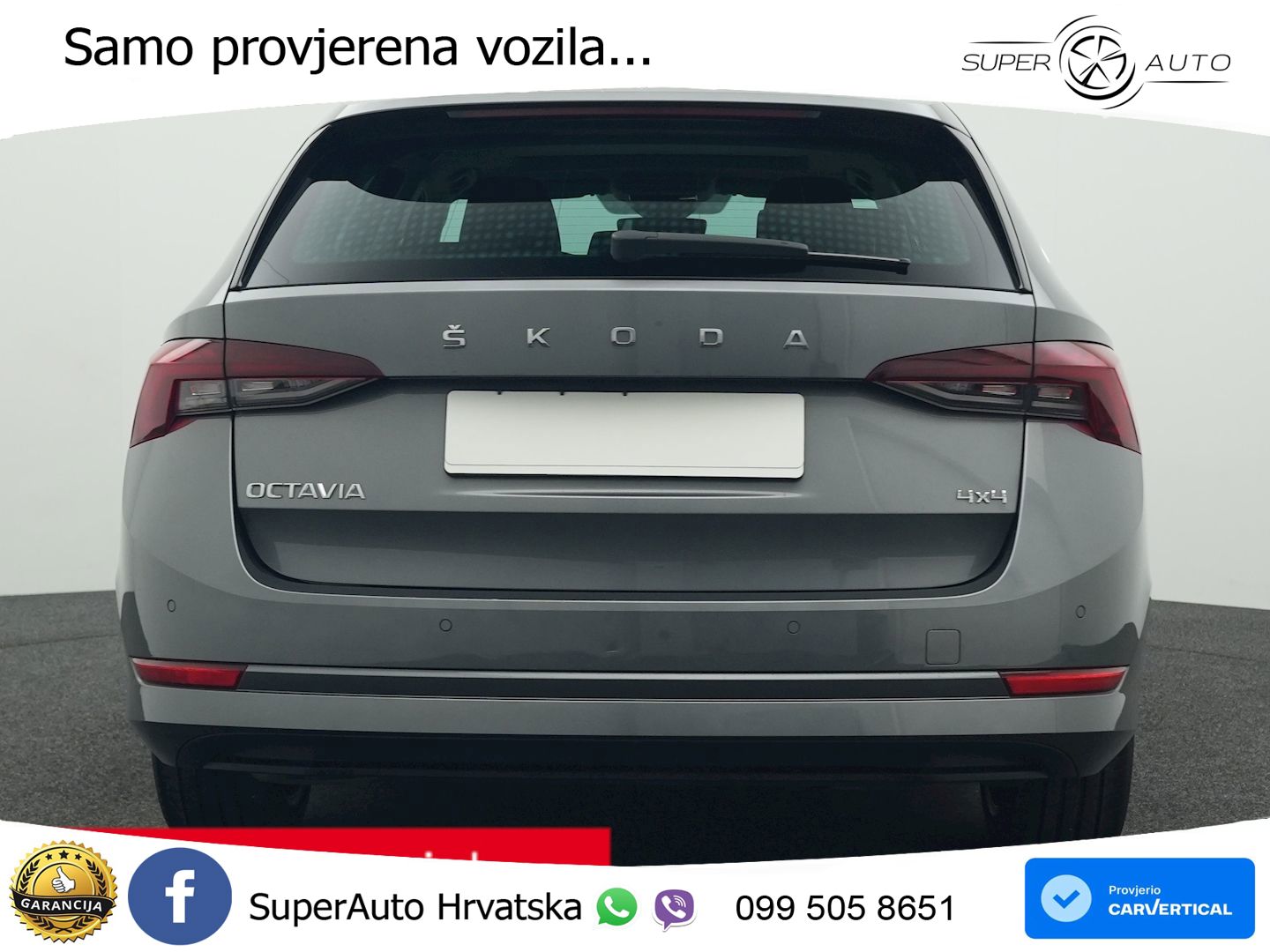 Škoda Octavia Combi 2.0 TDI (150 KS) 4x4 DSG LED+GR SJED+ACC