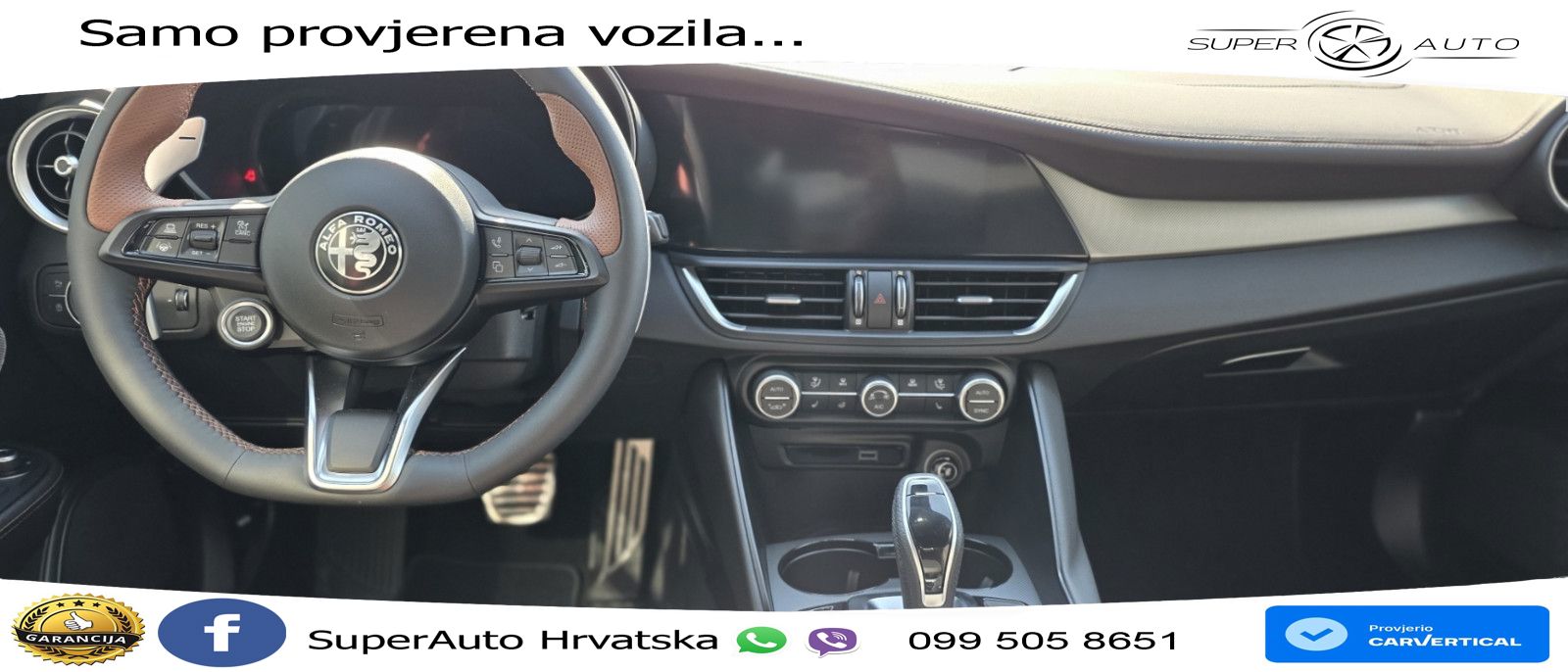 Alfa Romeo Giulia 2.0 Turbo (280 KS) Q4 Automatic LED+GR SJED+ACC