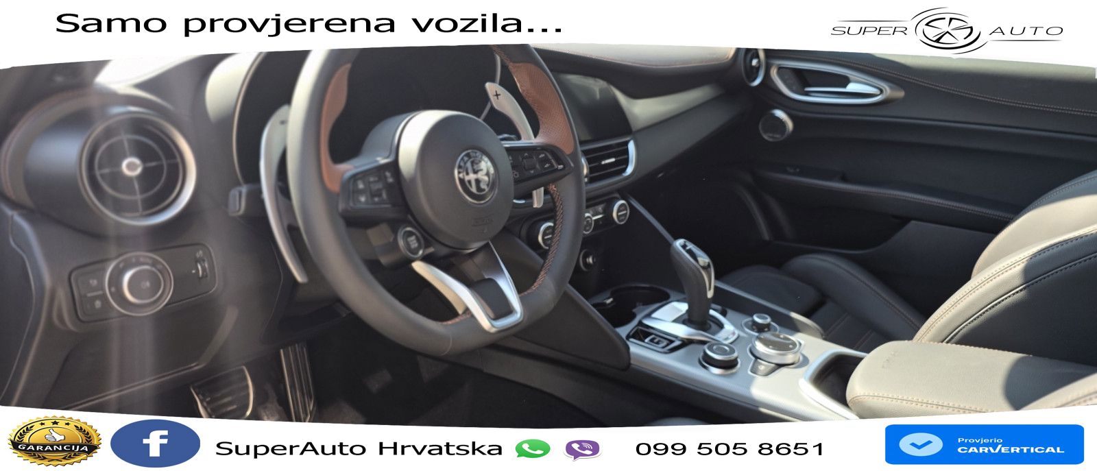 Alfa Romeo Giulia 2.0 Turbo (280 KS) Q4 Automatic LED+GR SJED+ACC