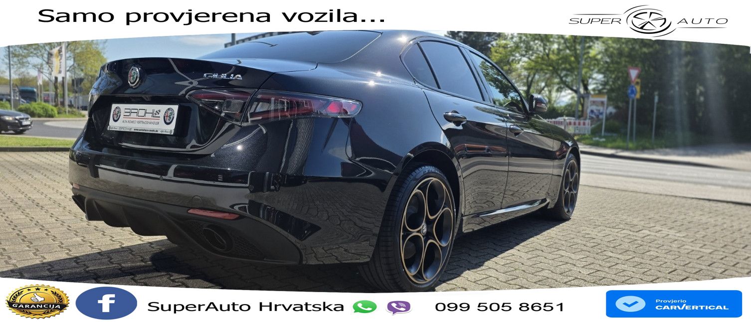 Alfa Romeo Giulia 2.0 Turbo (280 KS) Q4 Automatic LED+GR SJED+ACC