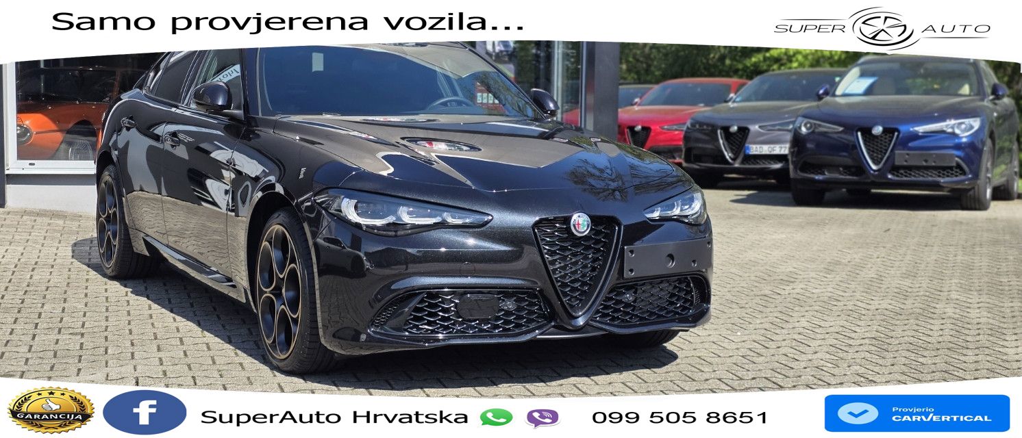 Alfa Romeo Giulia 2.0 Turbo (280 KS) Q4 Automatic LED+GR SJED+ACC
