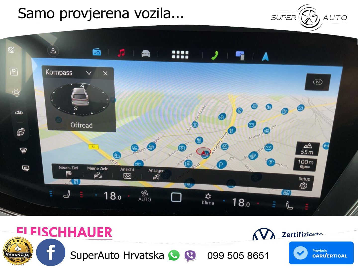 Volkswagen Touareg 3.0 V6 TFSI (340 KS) 4MOTION Tiptronic ZRAČNI+ACC+GR SJED+KAM+PANO