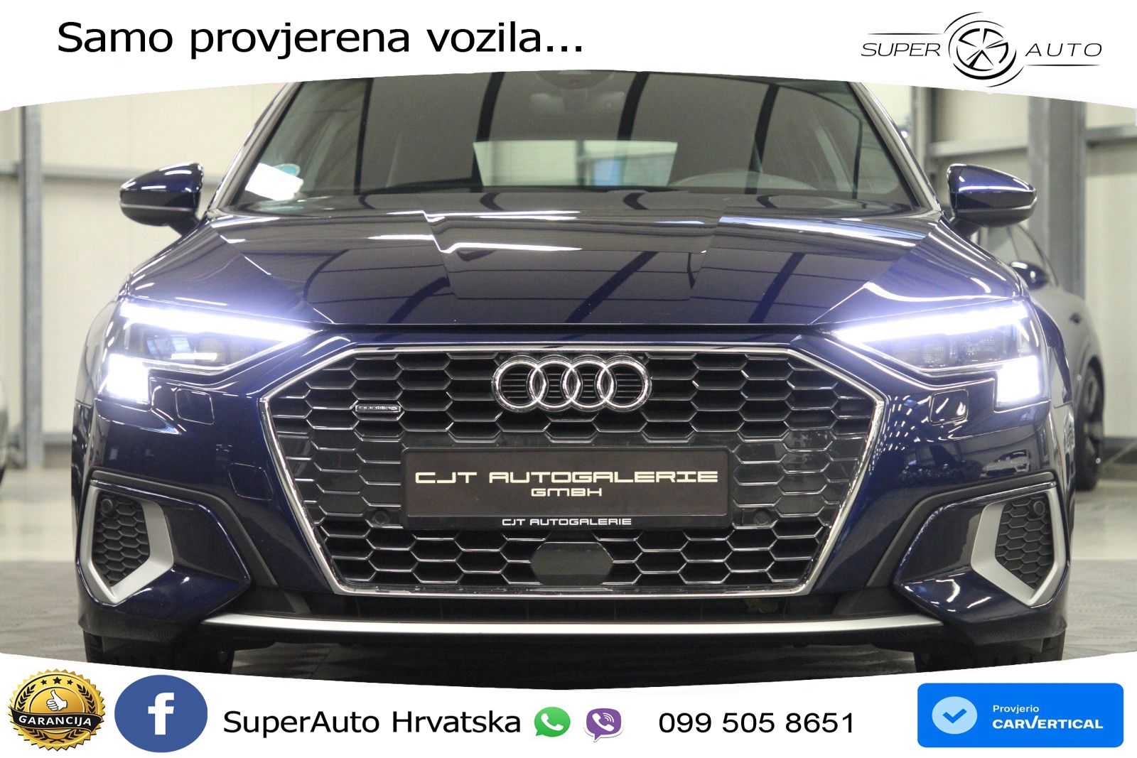 Audi A3 40 TFSI (190 KS) quattro S tronic MATRIX+GR SJED+KAM