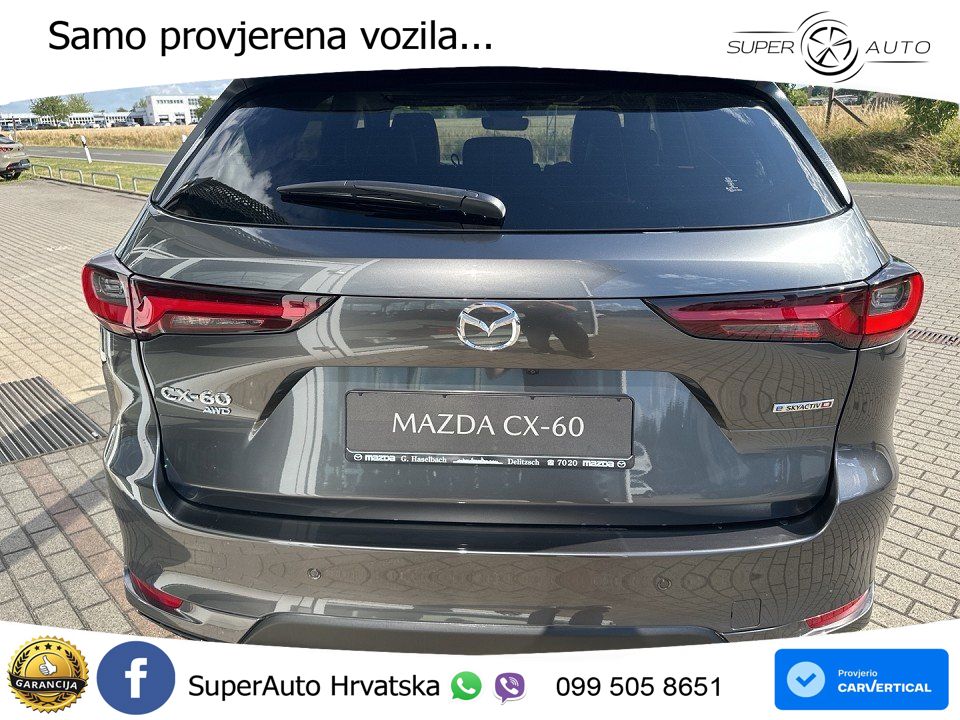 Mazda CX-60 3.3 e-Skyactiv D (254 KS) AWD Automatic MATRIX+GR SJED+KAM