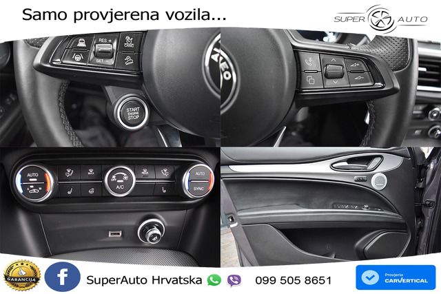 Alfa Romeo Stelvio 2.2 MultiJet II (210 KS) Q4 Automatic LED+GR SJED+ACC