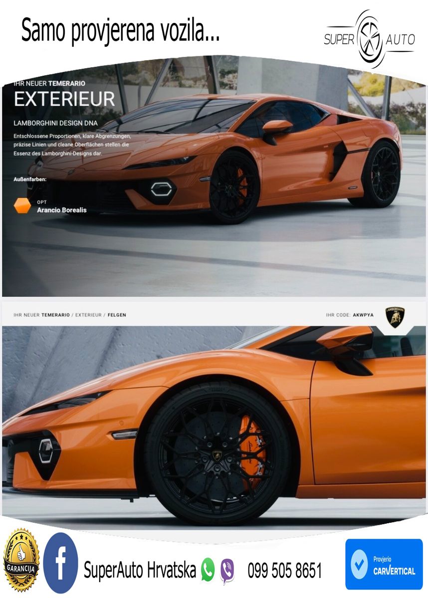 Lamborghini Temerario 4.0 V8 (920 KS) HPEV e-4WD DCT LED+ACC