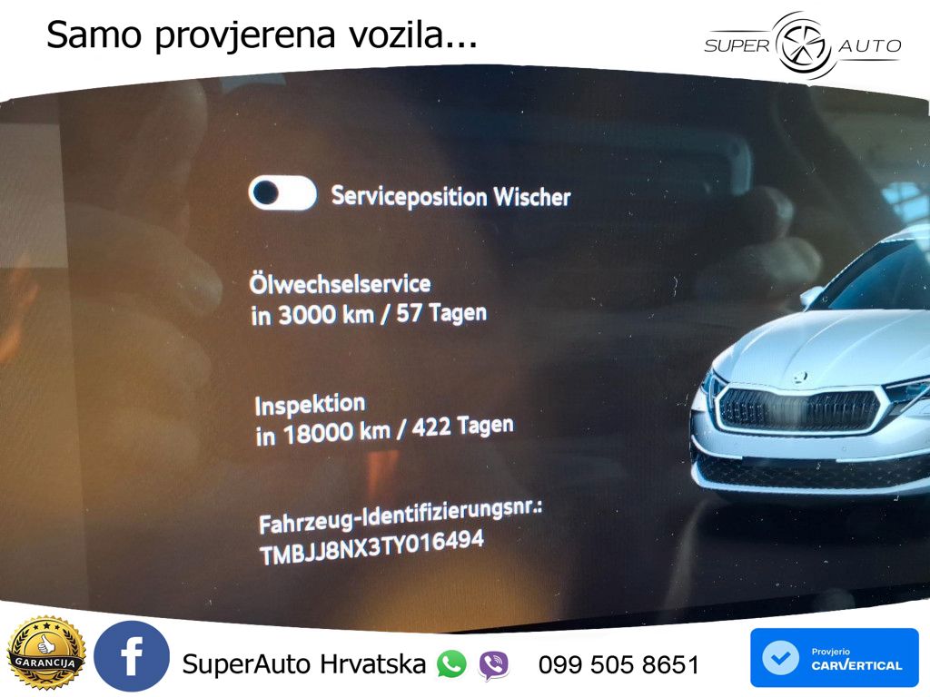 Škoda Octavia Combi 2.0 TDI (150 KS) DSG LED+GR SJED+ACC