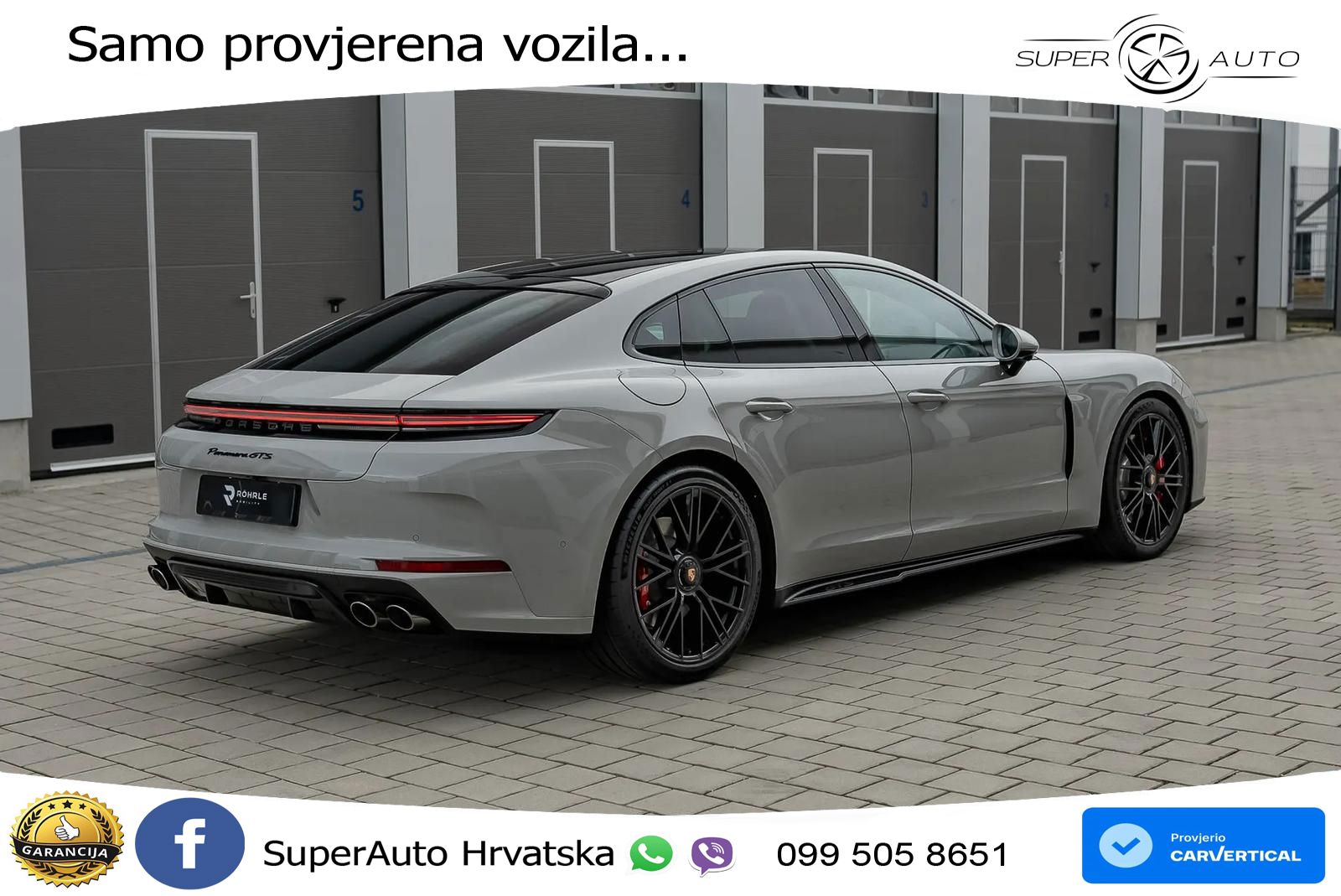 Porsche Panamera GTS 4.0 V8 (500 KS) PDK LED+GR SJED+ACC