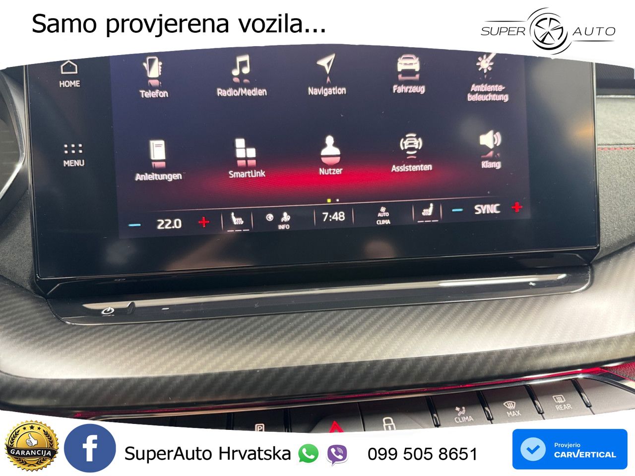 Škoda Octavia Combi RS 2.0 TDI (200 KS) DSG LED+GR SJED+ACC