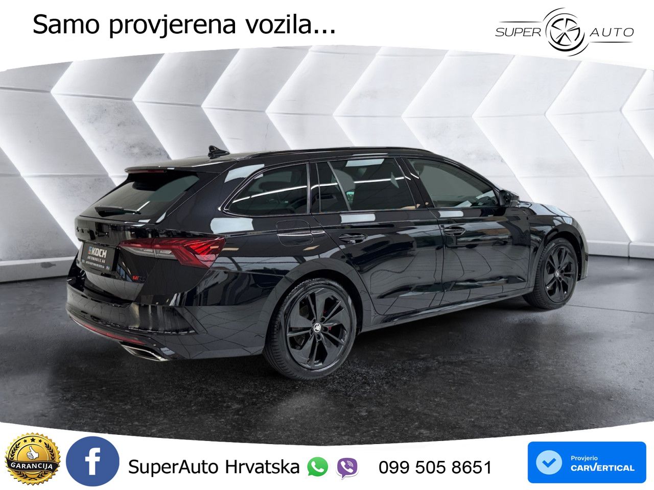 Škoda Octavia Combi RS 2.0 TDI (200 KS) DSG LED+GR SJED+ACC