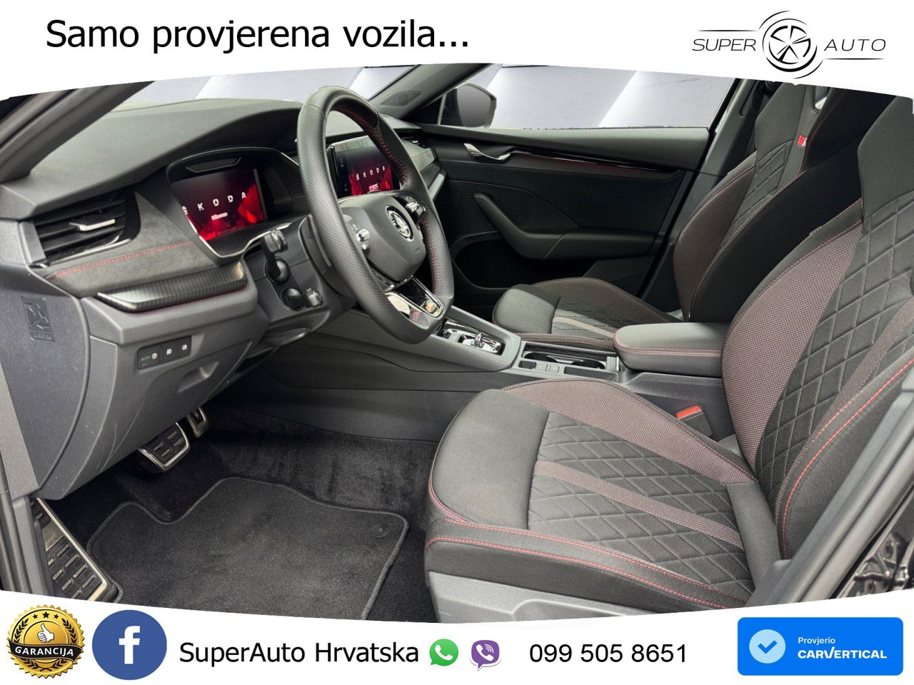 Škoda Octavia Combi RS 2.0 TDI (200 KS) DSG LED+GR SJED+ACC