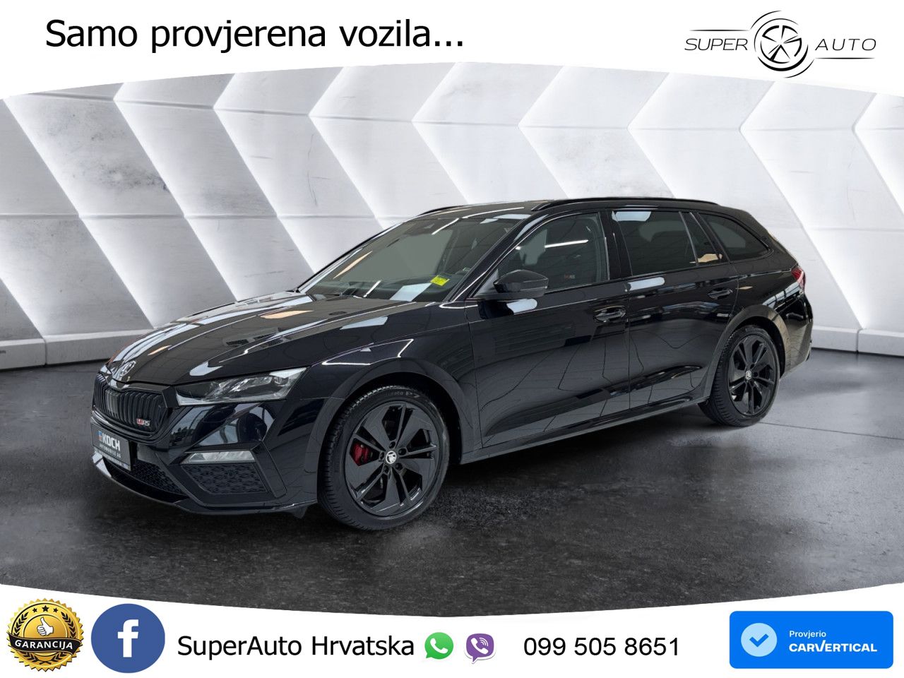 Škoda Octavia Combi RS 2.0 TDI (200 KS) DSG LED+GR SJED+ACC