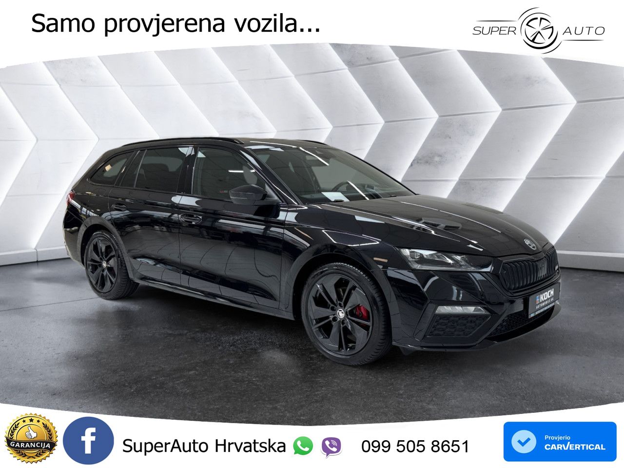 Škoda Octavia Combi RS 2.0 TDI (200 KS) DSG LED+GR SJED+ACC