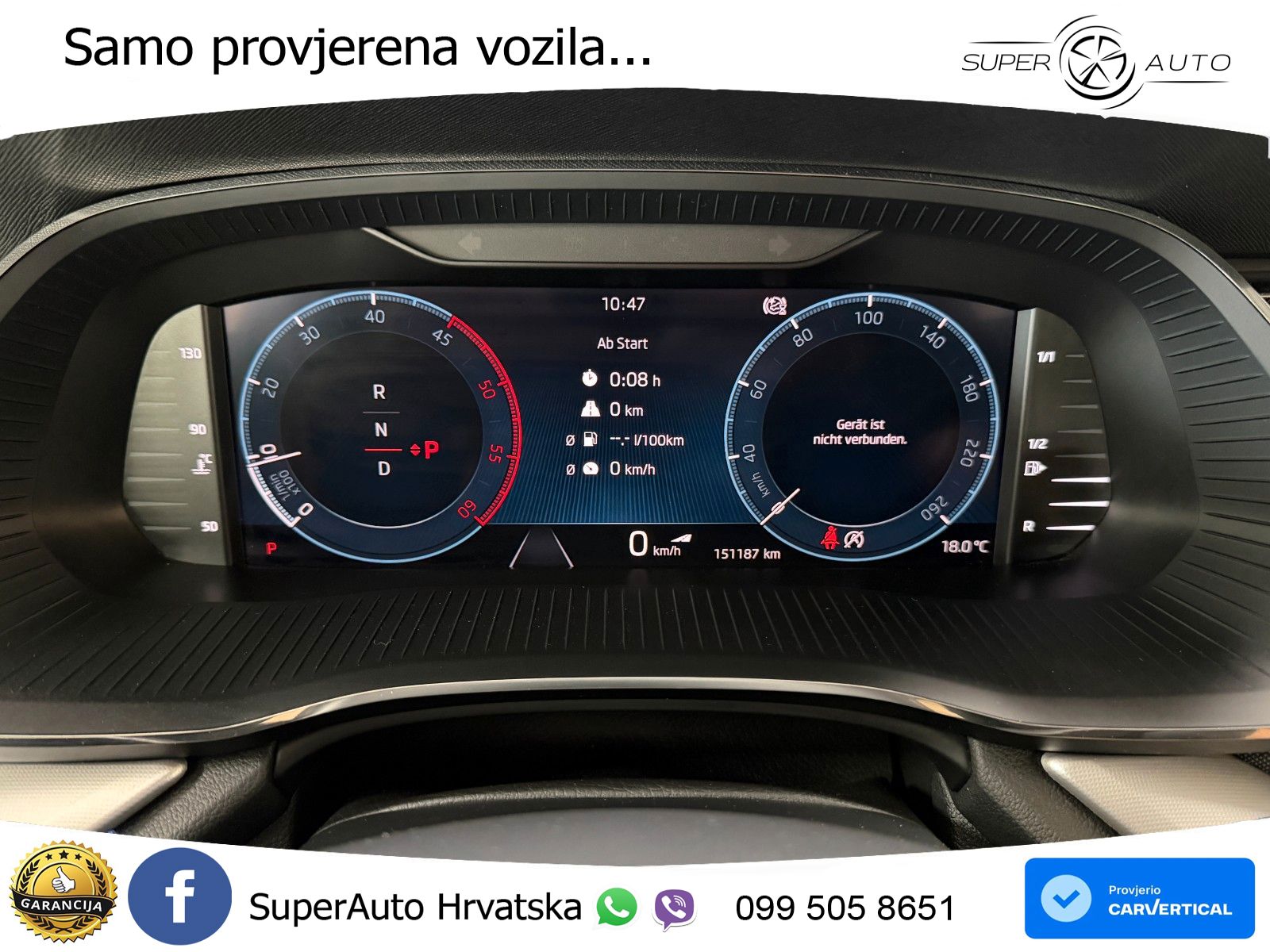 Škoda Octavia Combi 2.0 TDI (150 KS) DSG