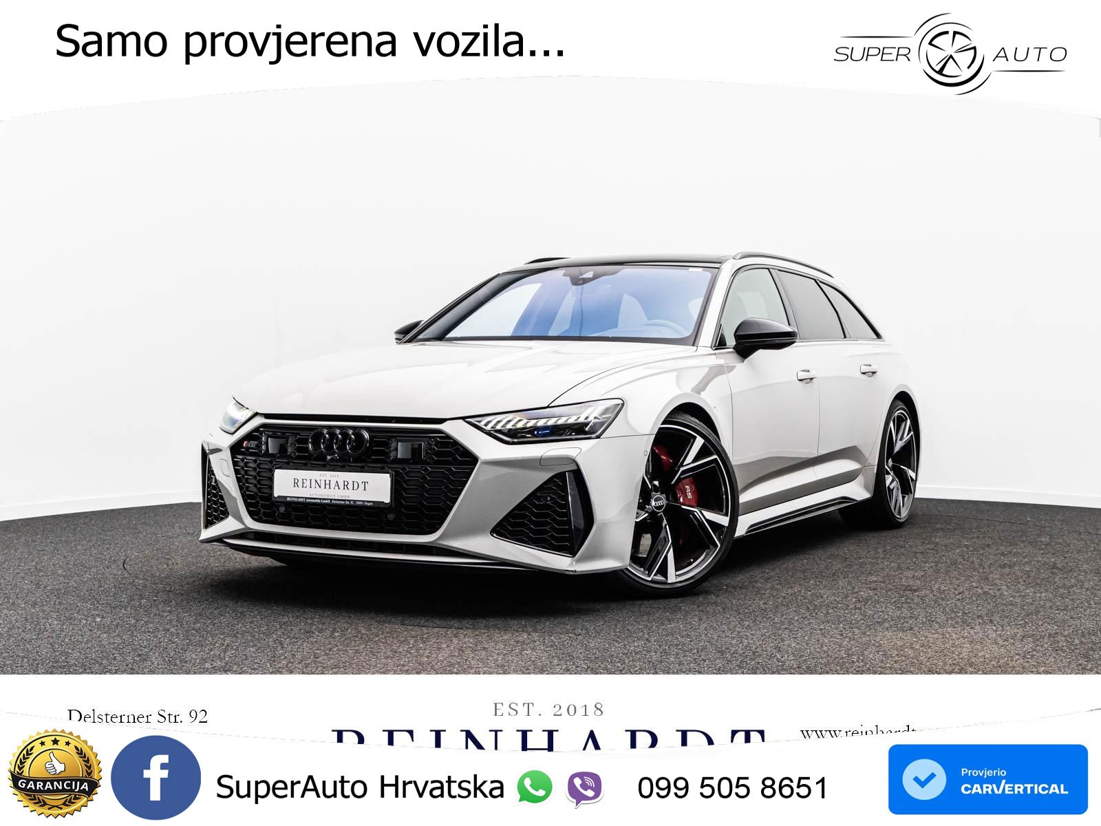 Audi RS6 Avant 4.0 TFSI V8 (600 KS) quattro Tiptronic LED+GR SJED+ACC