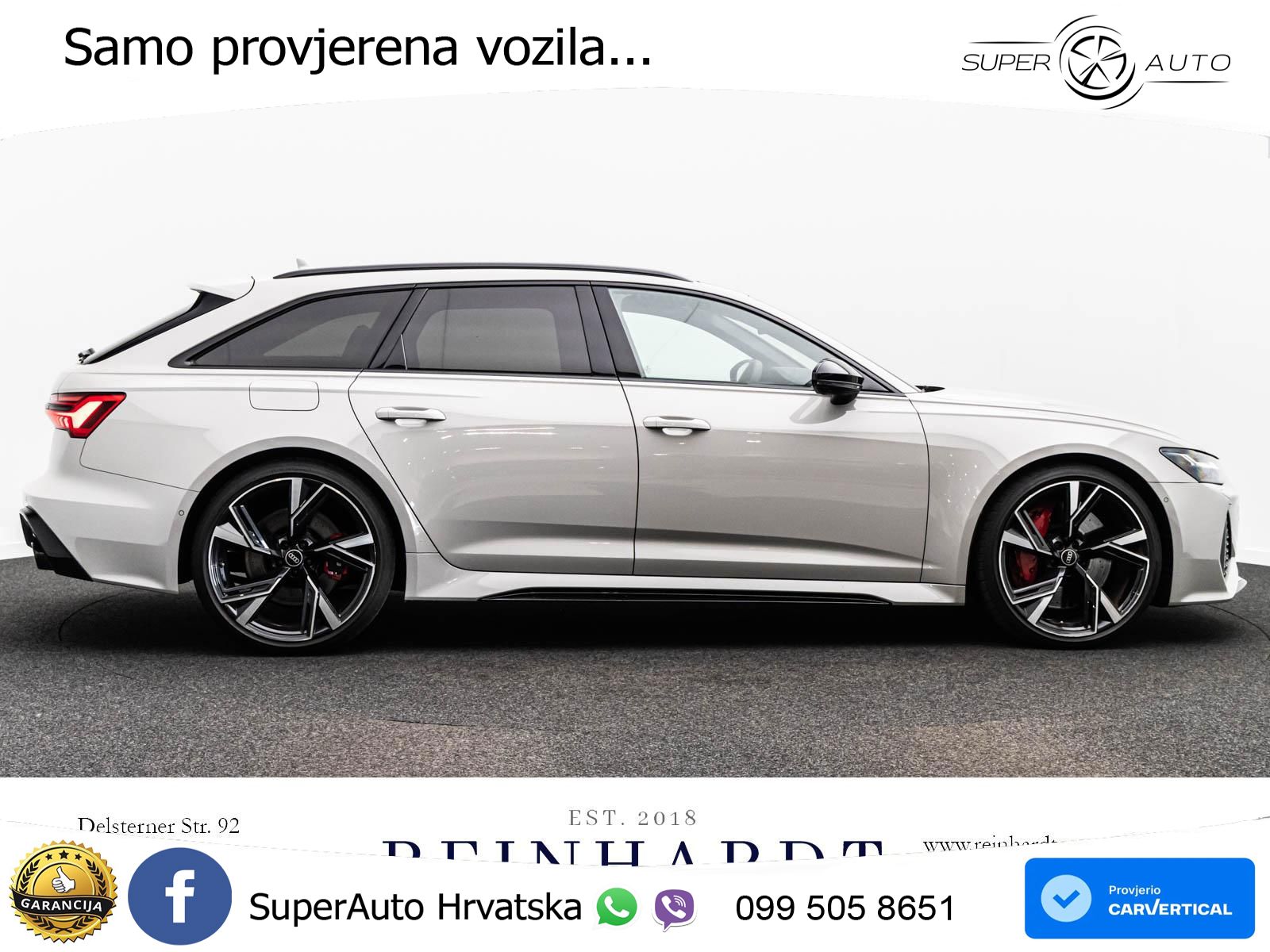 Audi RS6 Avant 4.0 TFSI V8 (600 KS) quattro Tiptronic LED+GR SJED+ACC