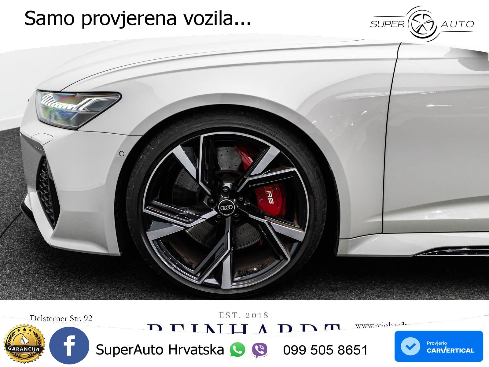 Audi RS6 Avant 4.0 TFSI V8 (600 KS) quattro Tiptronic LED+GR SJED+ACC