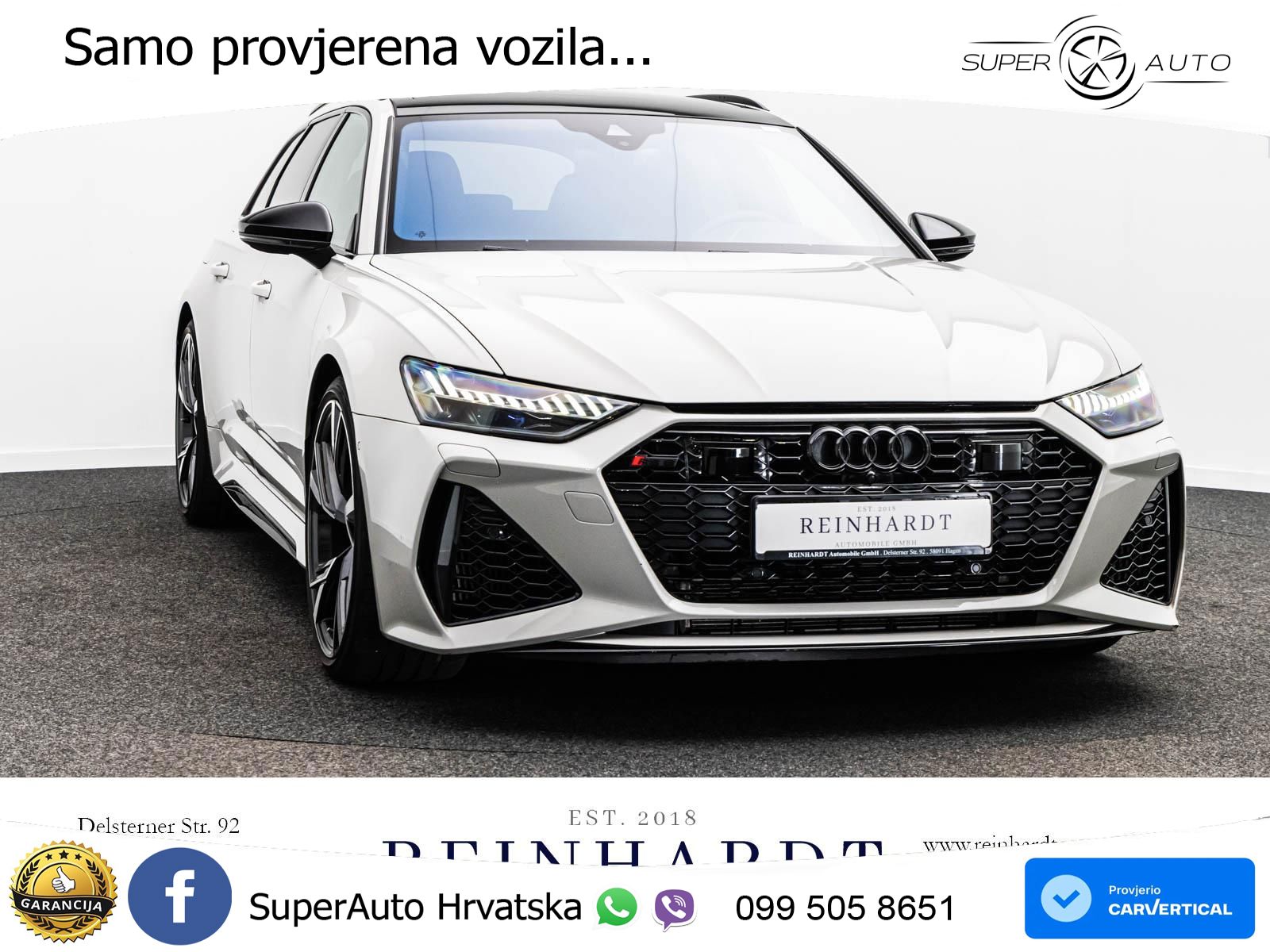 Audi RS6 Avant 4.0 TFSI V8 (600 KS) quattro Tiptronic LED+GR SJED+ACC