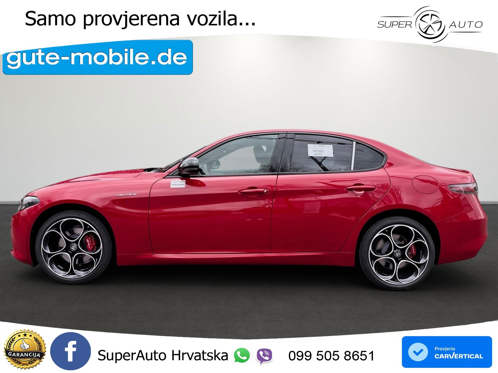 Alfa Romeo Giulia 2.0 Turbo (280 KS) Q4 Automatic LED+ACC