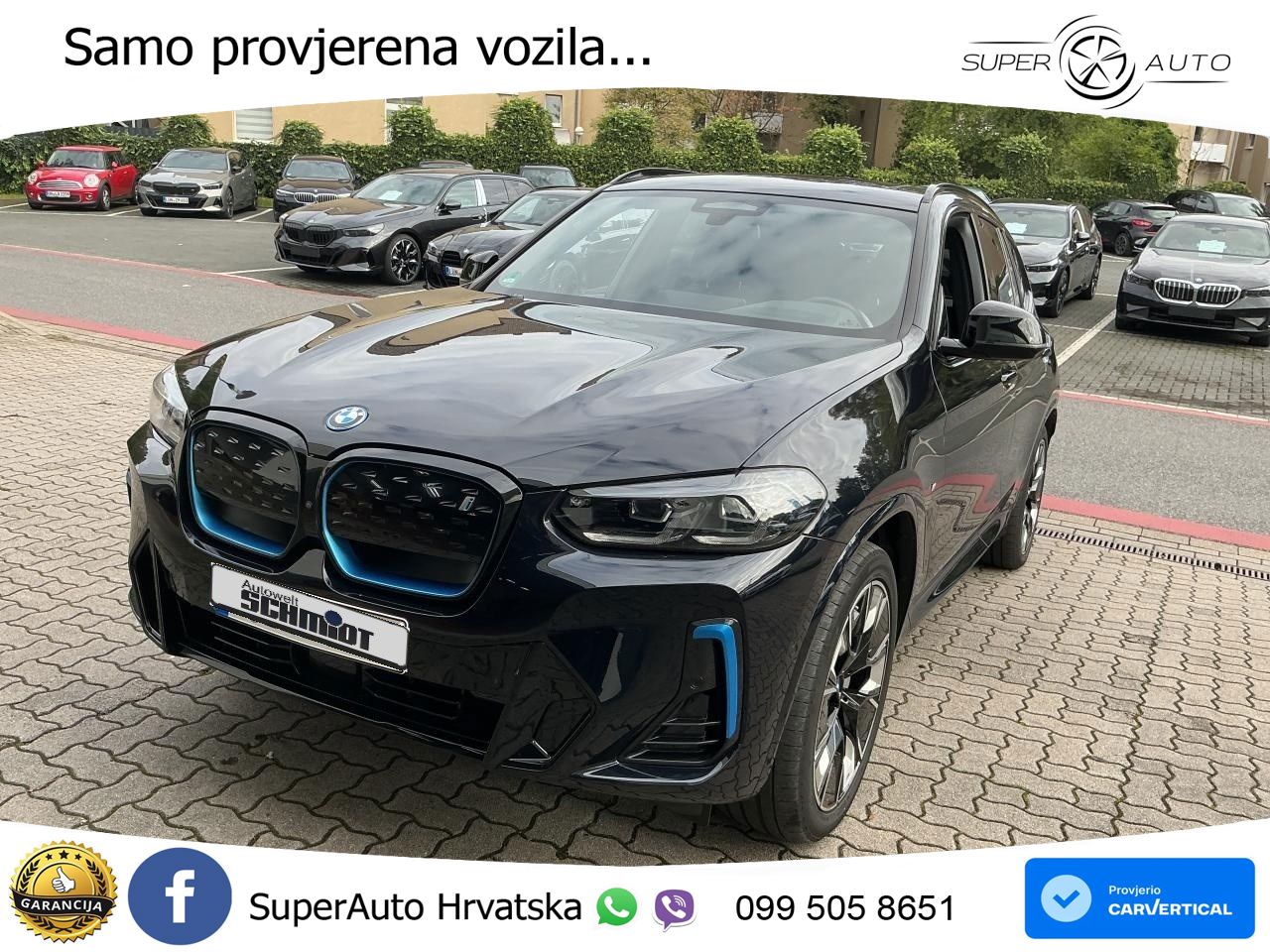 BMW iX3 80 kWh (286 KS) M Sport ACC+HEAD+GR SJED+360+PANO