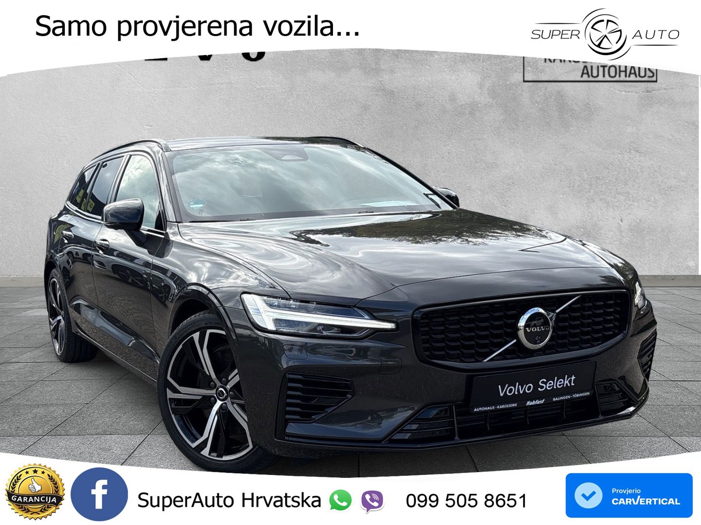 Volvo V60 2.0 T8 AWD Geartronic LED+GR SJED+ACC