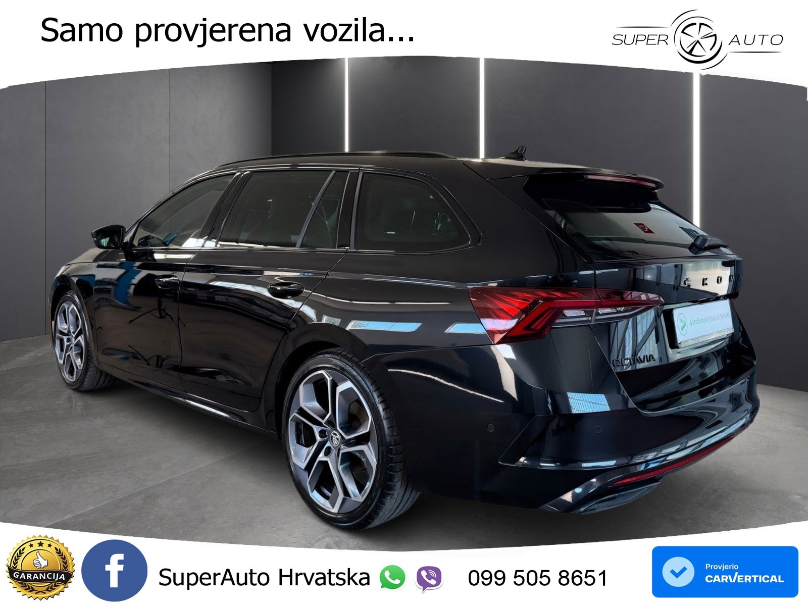 Škoda Octavia Combi RS 2.0 TDI (200 KS) 4x4 DSG LED+GR SJED+ACC
