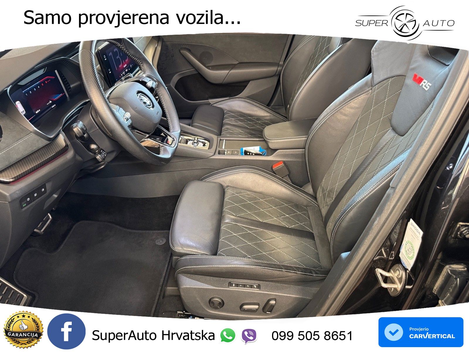 Škoda Octavia Combi RS 2.0 TDI (200 KS) 4x4 DSG LED+GR SJED+ACC
