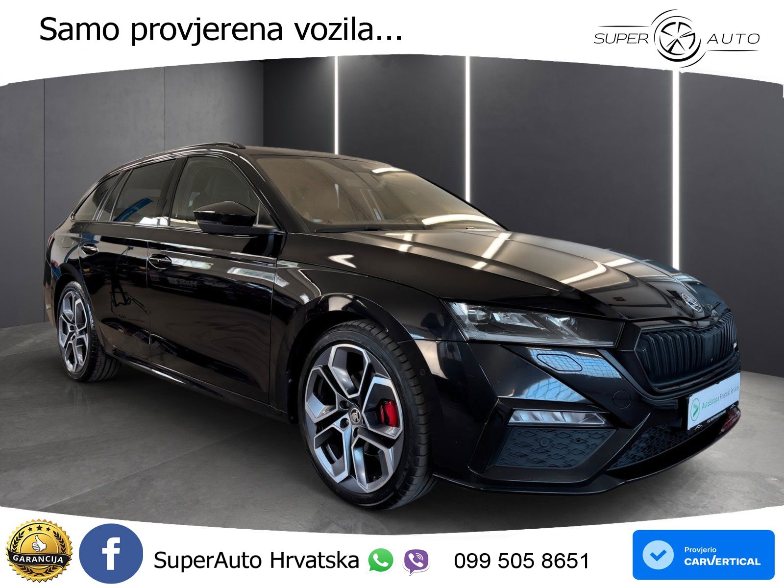 Škoda Octavia Combi RS 2.0 TDI (200 KS) 4x4 DSG LED+GR SJED+ACC