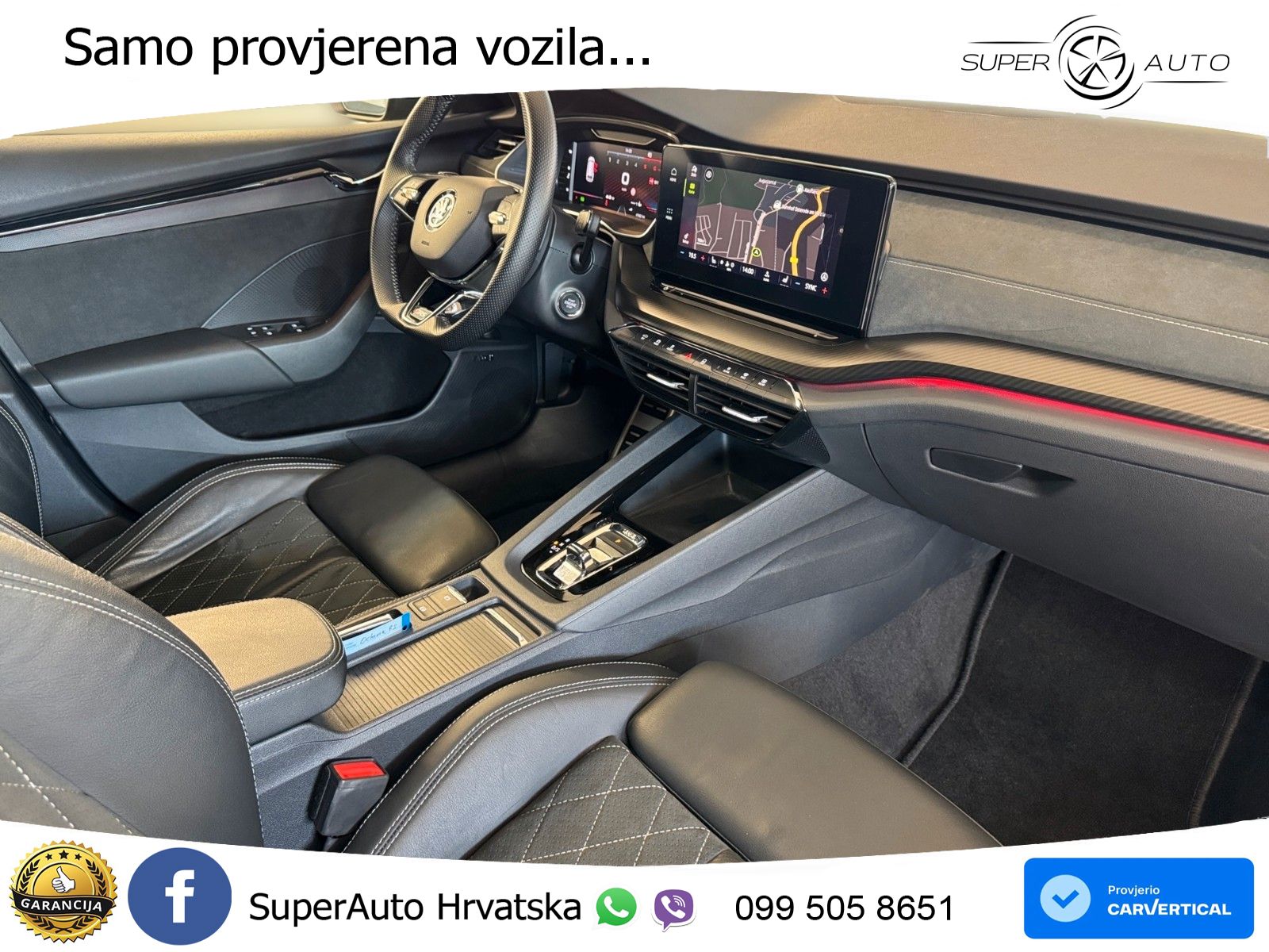 Škoda Octavia Combi RS 2.0 TDI (200 KS) 4x4 DSG LED+GR SJED+ACC