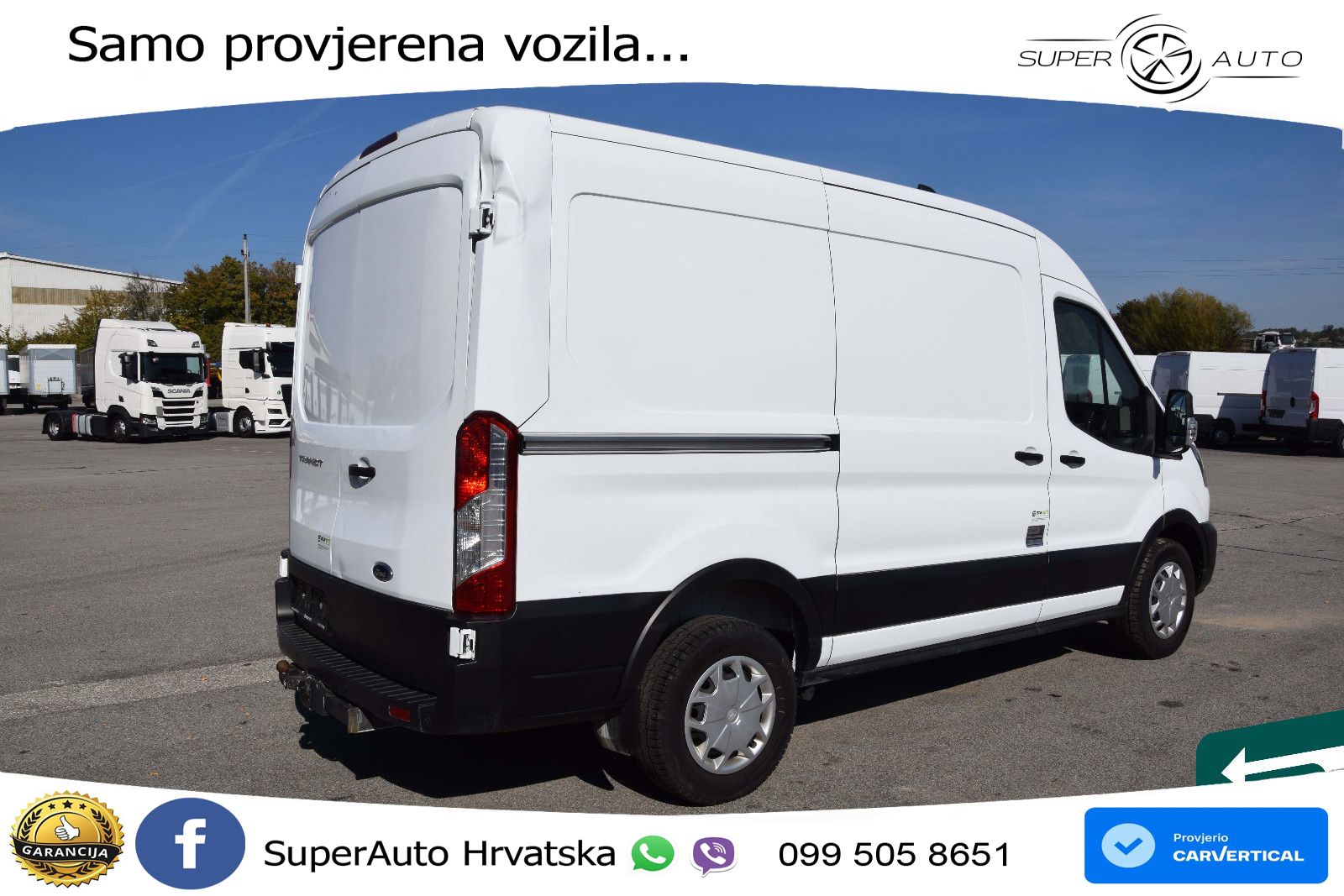 Ford Transit 2.0 L2H2 AHK Klima Tempomat PDC TÜV 01/2 105 KS