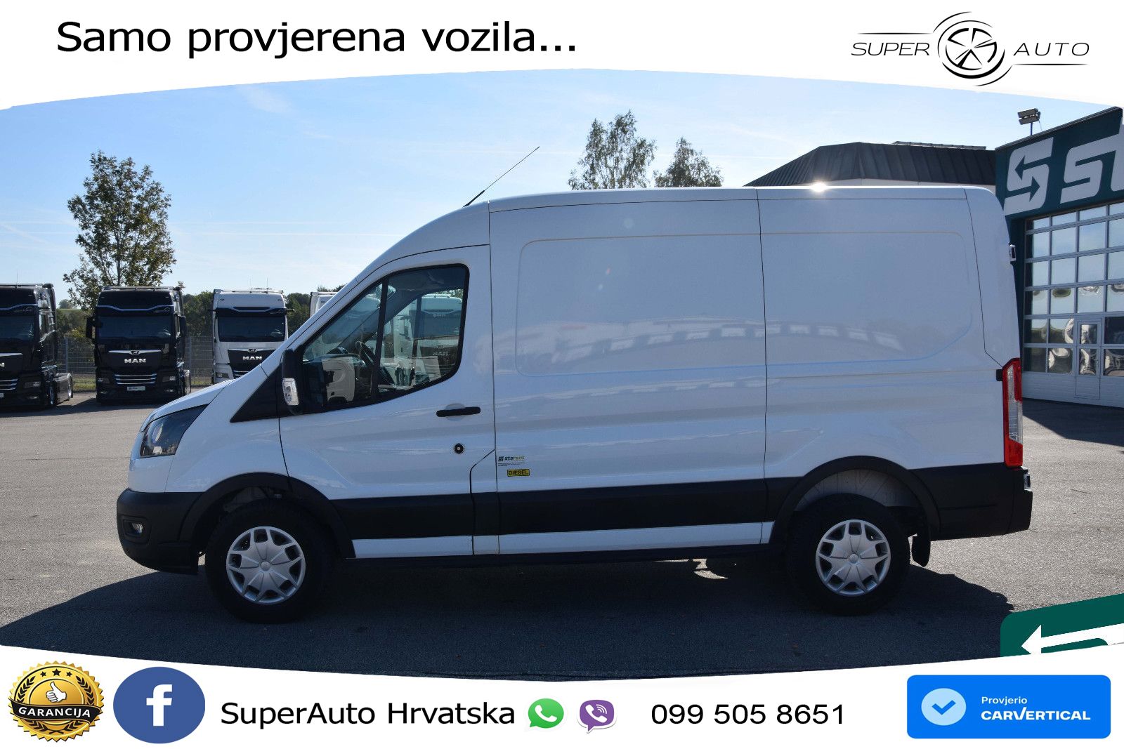 Ford Transit 2.0 L2H2 AHK Klima Tempomat PDC TÜV 01/2 105 KS