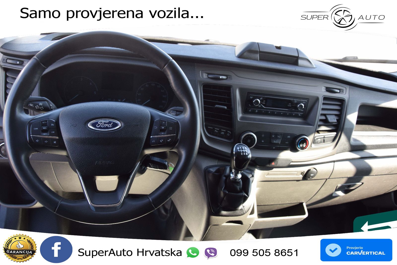 Ford Transit 2.0 L2H2 AHK Klima Tempomat PDC TÜV 01/2 105 KS